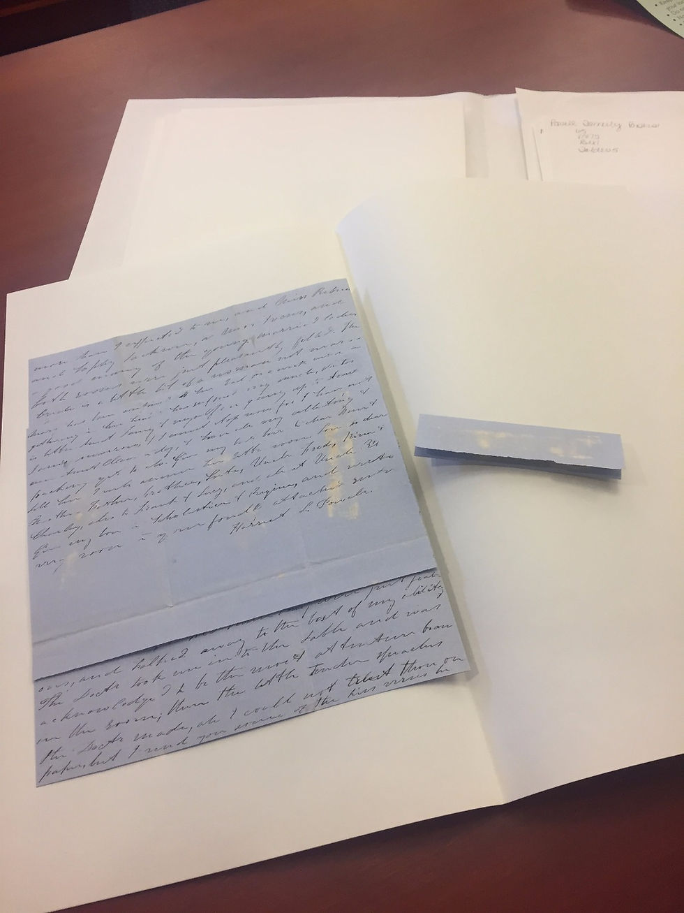 Image is courtesy of the Powell Family Papers, Special Collections Research Center, Swem Library, College of William and Mary