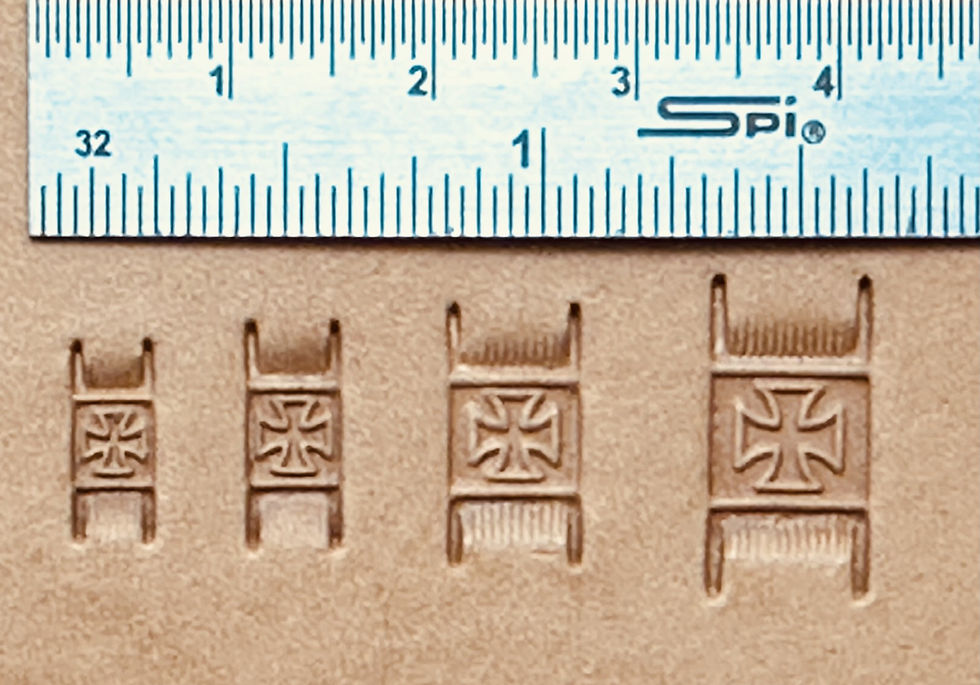 Iron Cross Outlined Basket Stamp