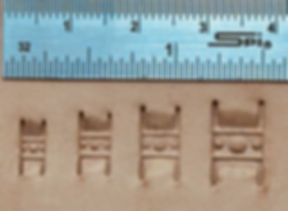 Large Dot Basket Stamps