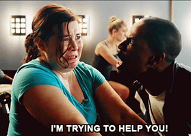 Woman being yelled at