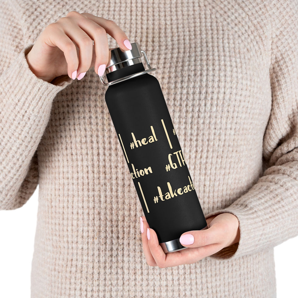 Thumbnail: GTFO, Heal, Take Action Printed Vacuum Insulated Bottle