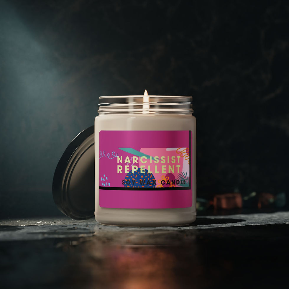 Thumbnail: "Narcissist Repellent" Humorous Scented Soy Candle