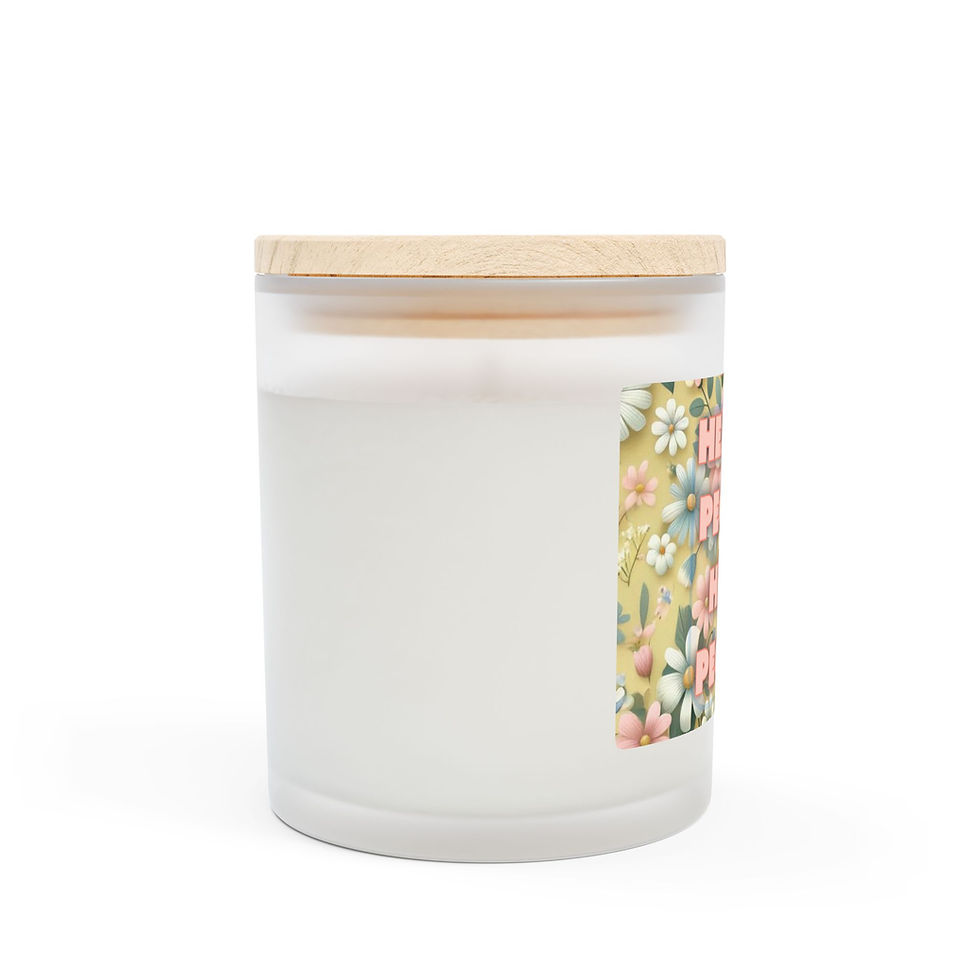 Thumbnail: Frosted Glass Candle - Inspirational