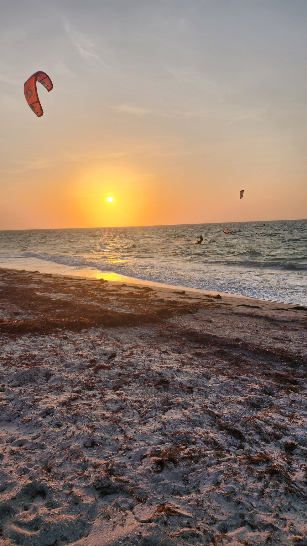 Santiago Falla Kitesurfing in Mayapo, Colombia