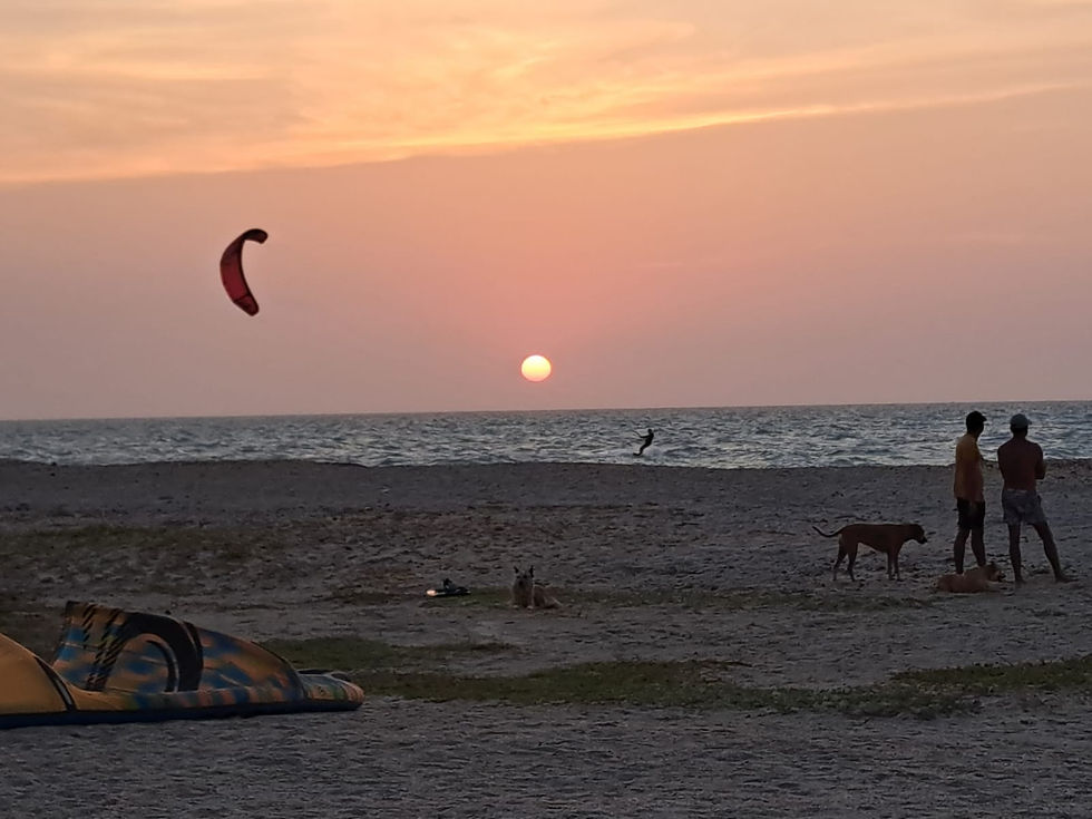 Santiago Falla Kitesurfing in Mayapo