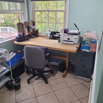Office organizing after photo