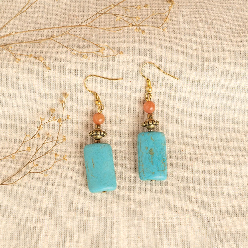 Turquoise earring