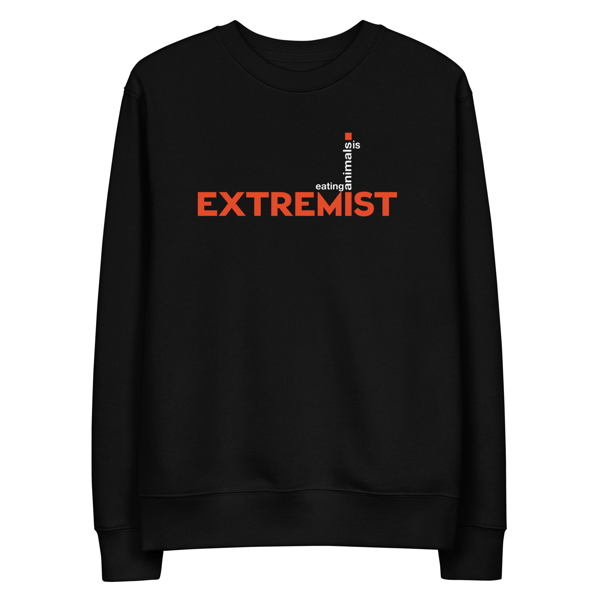 Sweat-shirt foncé unisexe - EXTREMIST - 350g