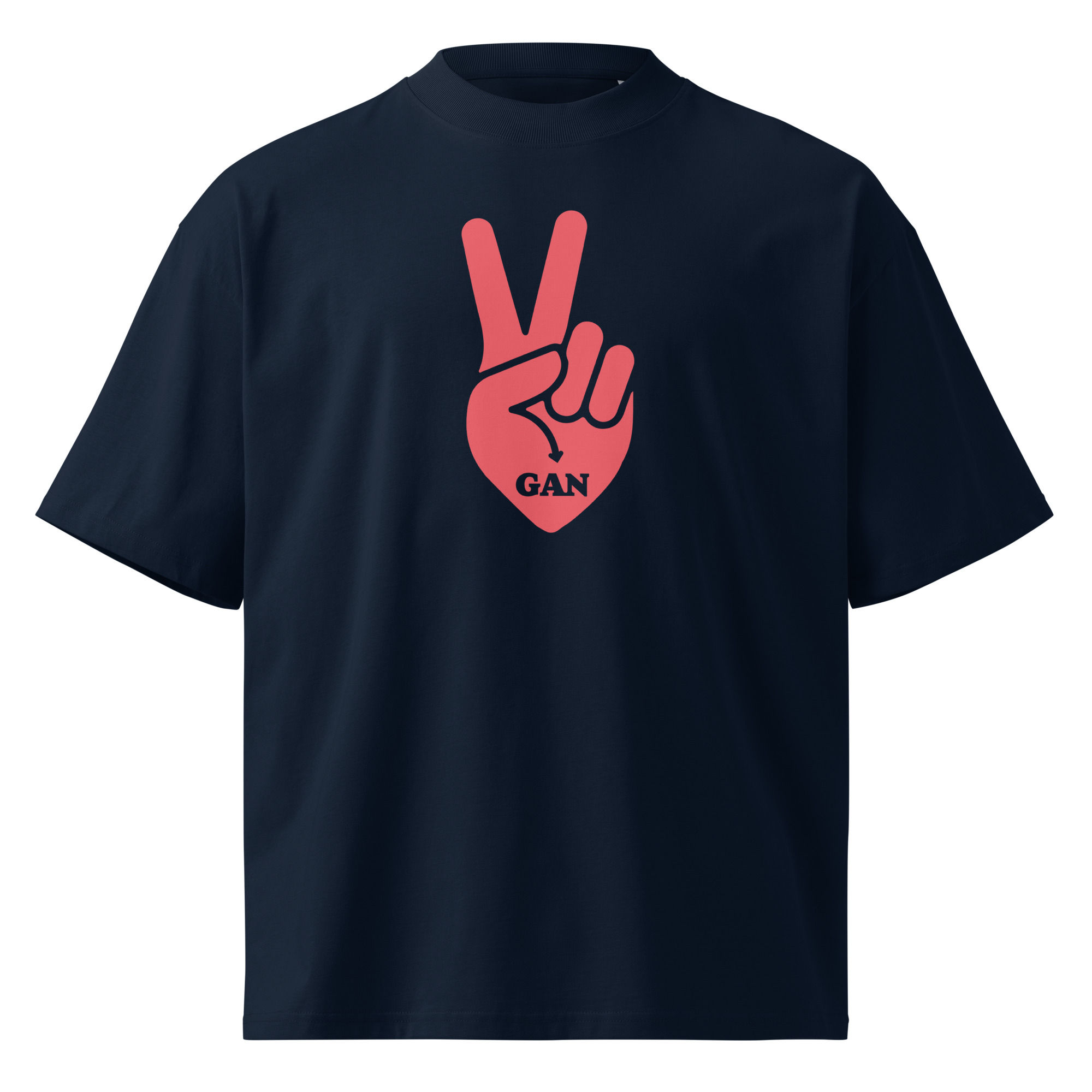 T-shirt unisexe oversize - Vgan 3 - 200g