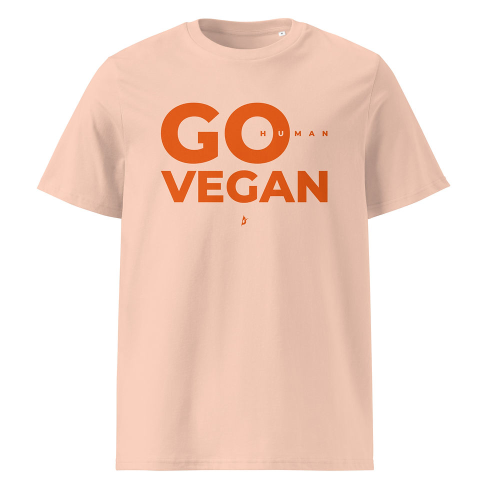 Miniature : T-shirt unisexe - GO vegan - 180g