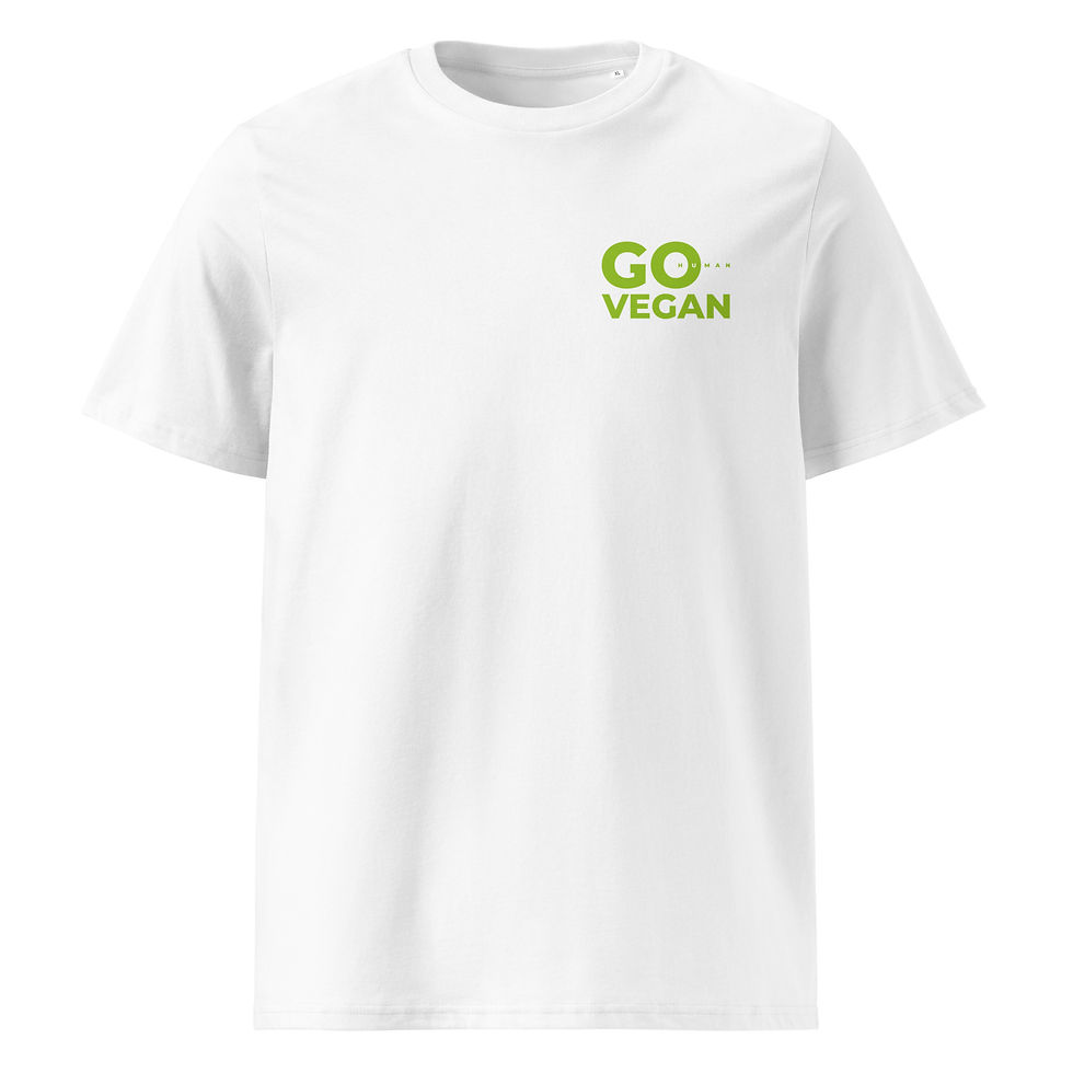 Miniature : T-shirt unisexe - GO  vegan green small - 180g