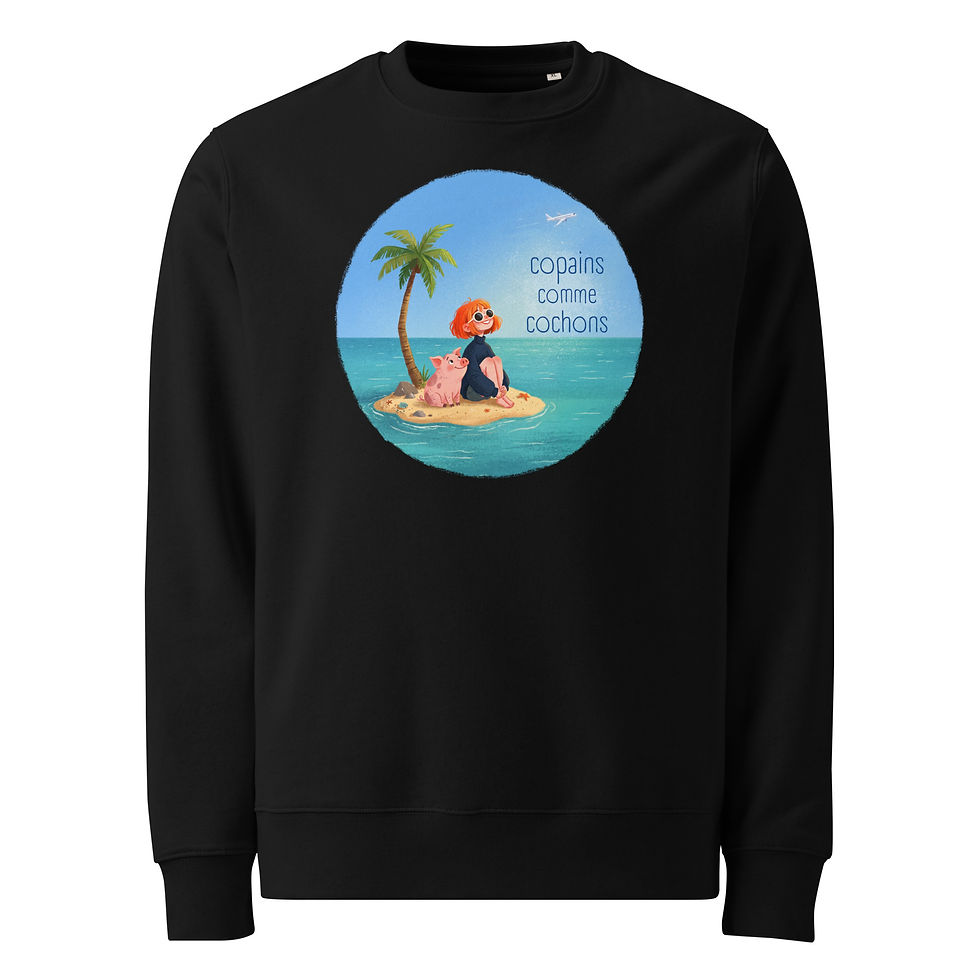 Miniature : Sweat-shirt unisexe - Copains 1 - 350g