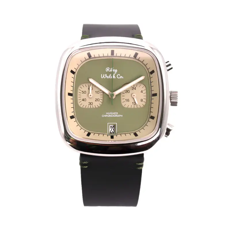 Thumbnail: Riley-Howard Hughes Chronograph Retro Watch