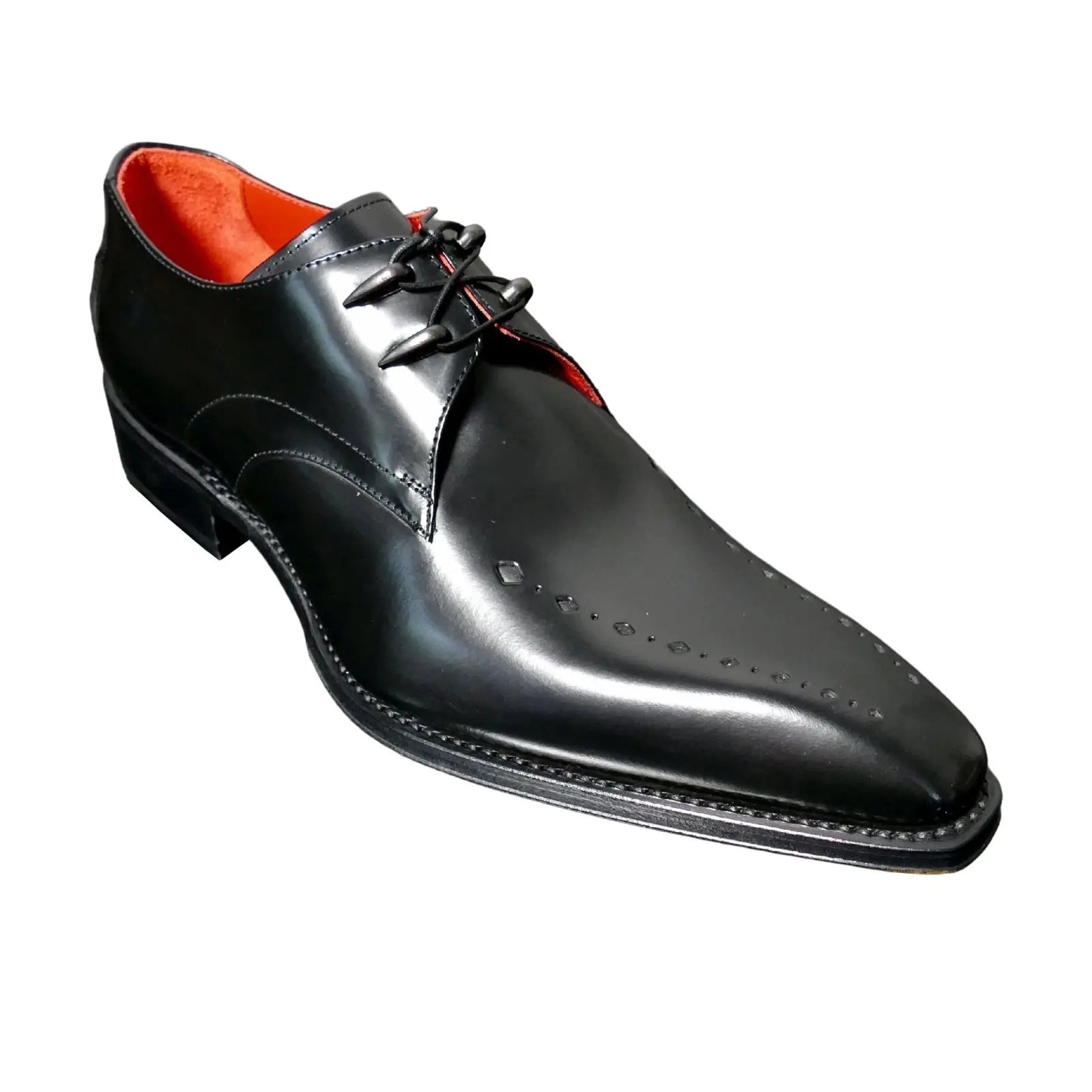 Jeffery-West Italian MAINLINE Moon 'THE LOON' Black Lace Up Shoe