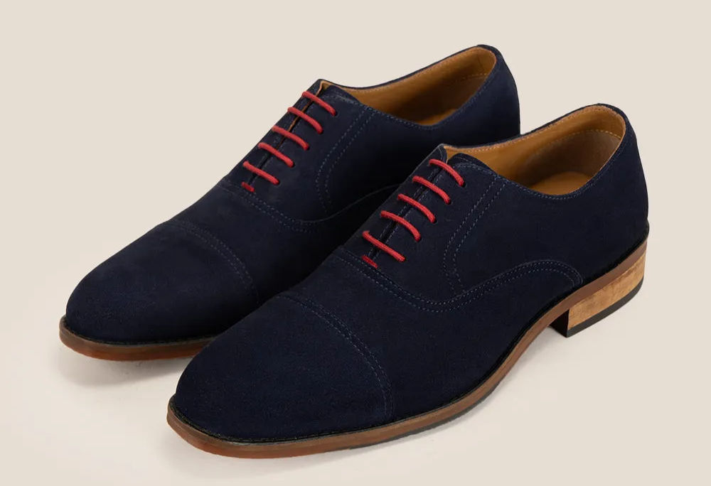 Oswin Hyde London Sued Oxford Shoes