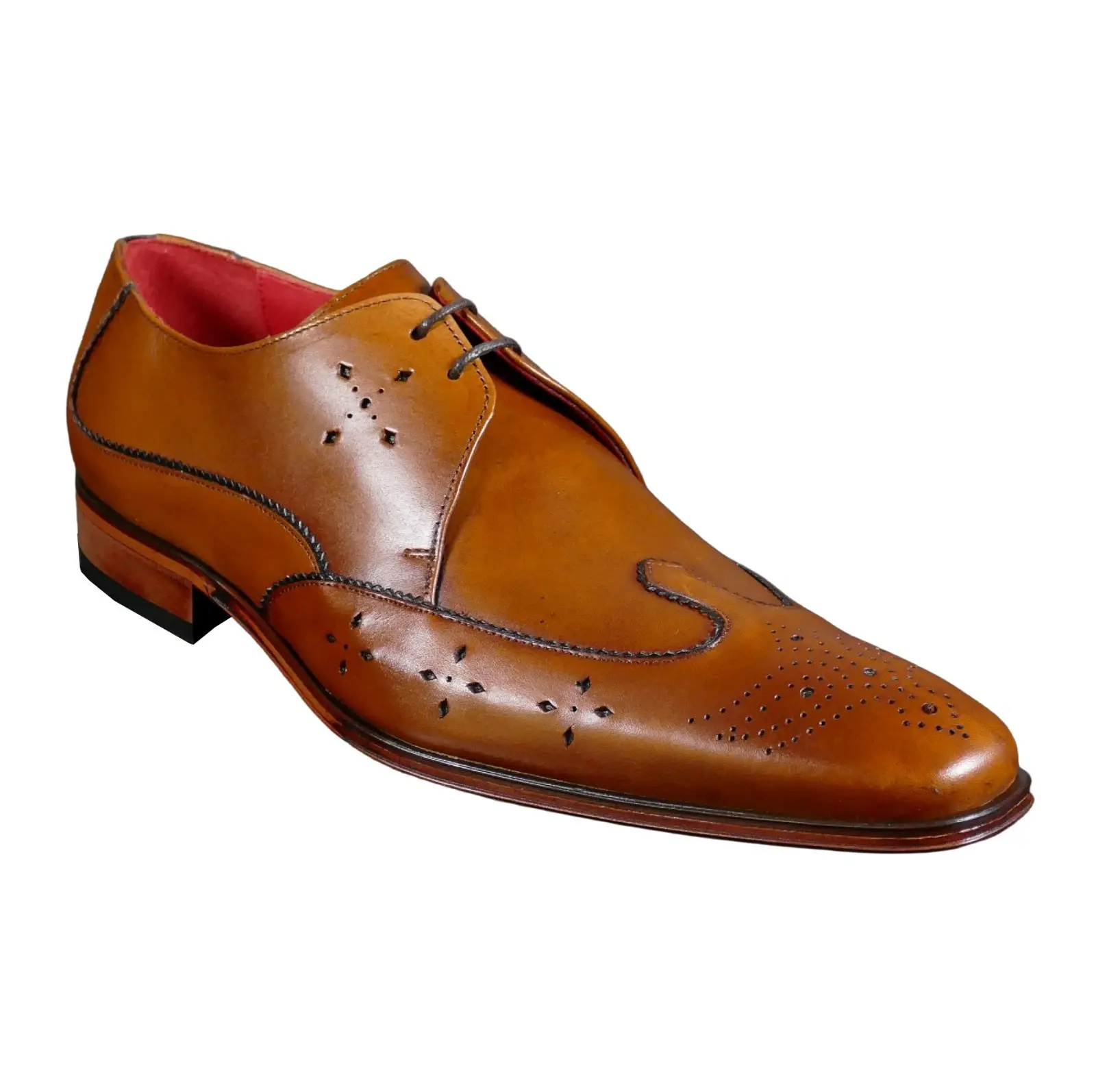 Jeffery West Italian "Scarface" Tan Calf