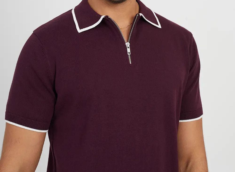 Brave Soul Short Sleeve Knitted Polo