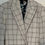 Thumbnail: Gianni Feraud Cream Check Linen Jacket