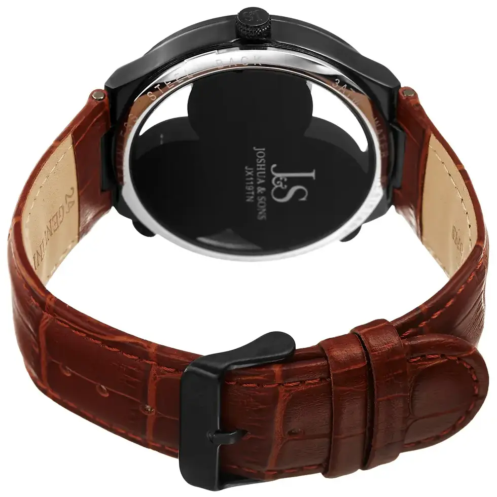 Thumbnail: Joshua & Sons Trinova Flux 46mm Japanese Quartz Multi-Time