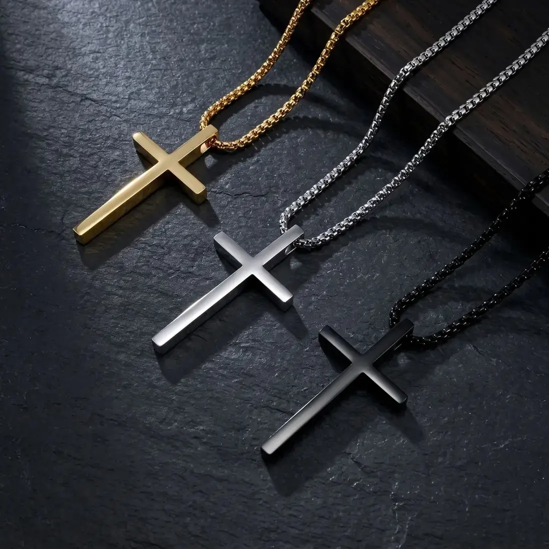 Men's Silver Chain Necklace- 20 inch