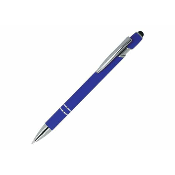 Thumbnail: Balpen soft-touch blauw