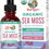 Thumbnail: MaryRuth Organics Irish Sea Moss Liquid Drops | Sugar Free | SeaMoss for Gut He