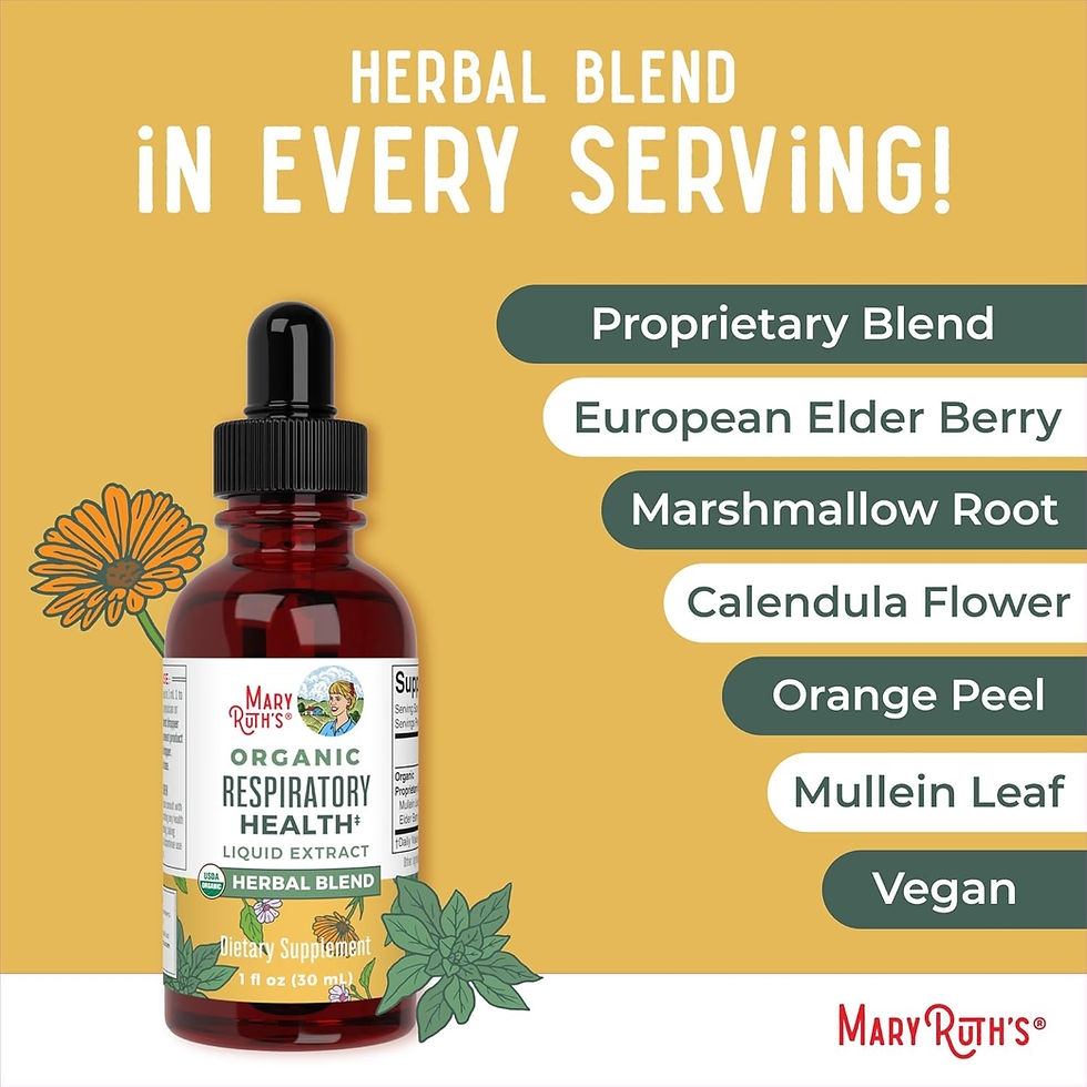 Thumbnail: USDA Organic Respiratory Health Liquid Drops with Mullein Leaf | Marshmallow Ro