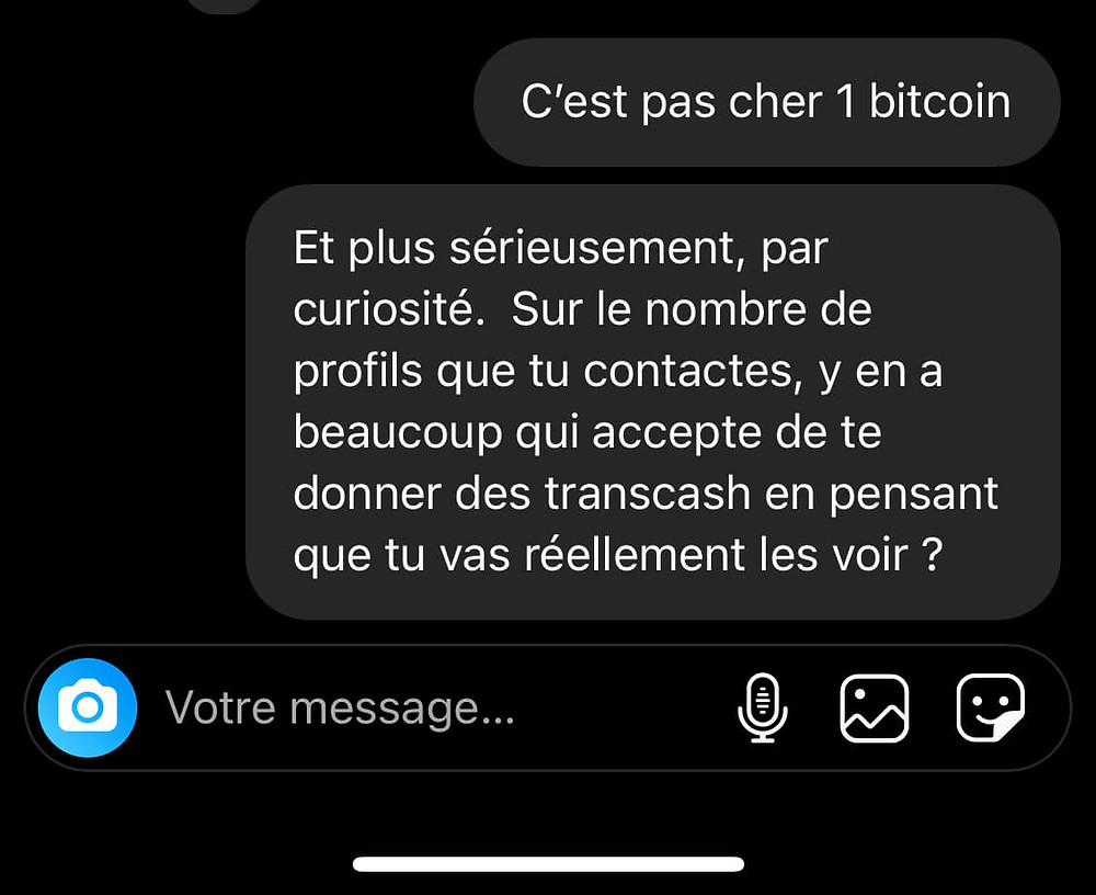 Il a coupé la conversation