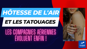 Les tatouages enfin autorisés chez les hôtesses de l'air et stewards