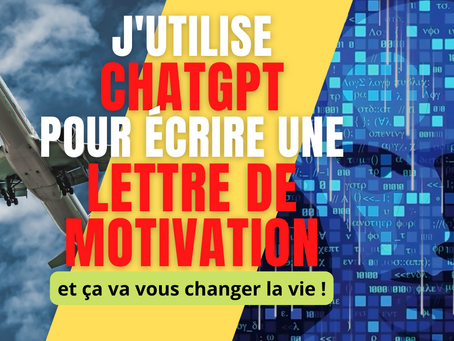 Savoir utiliser ChatGPT pour sa lettre de motivation