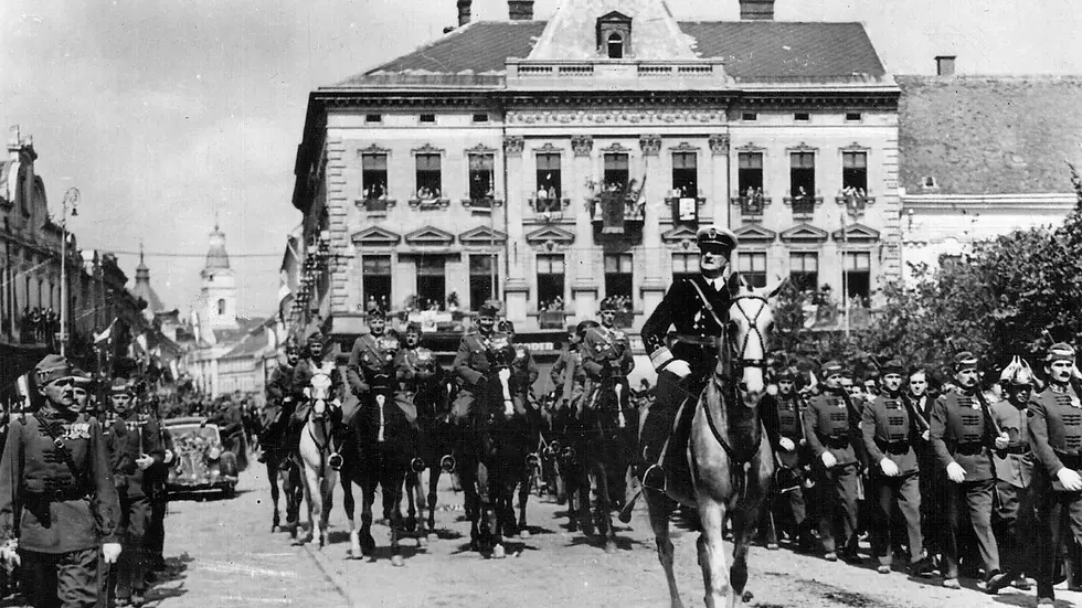 Horthy Miklós Szatmárnémetiben 1940