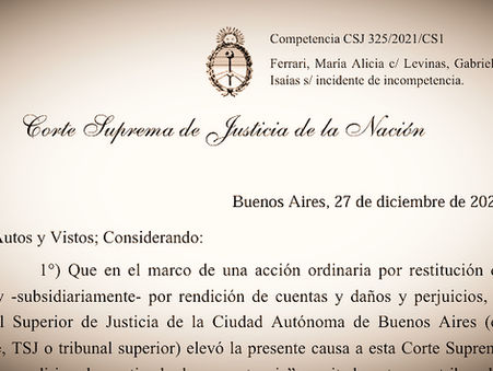 Tribunal Superior de Justicia. Caso LEVINAS