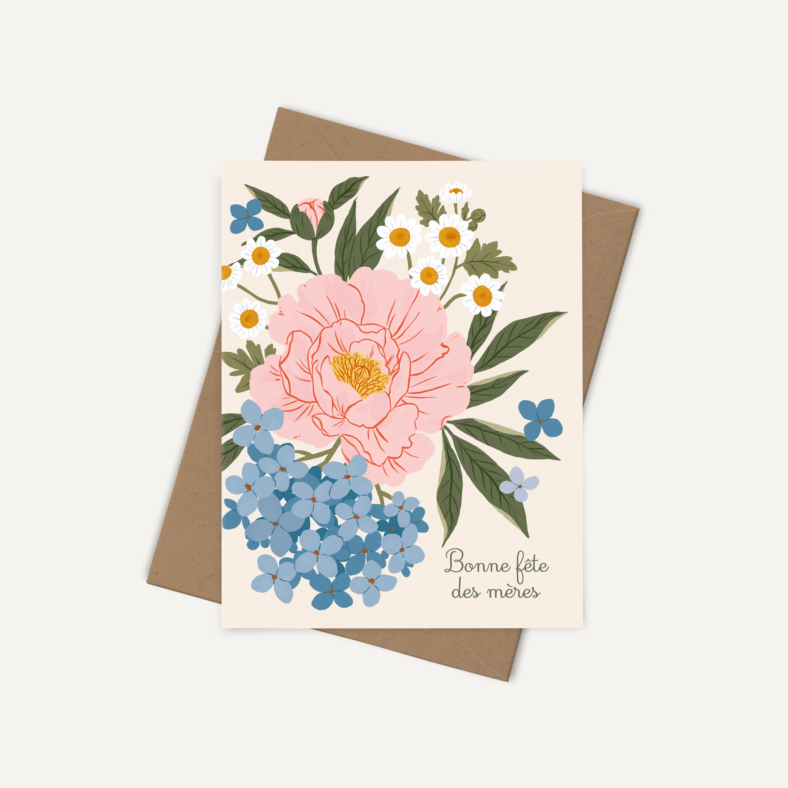 Bouquet "Bonne fête des mères" | Greeting Card