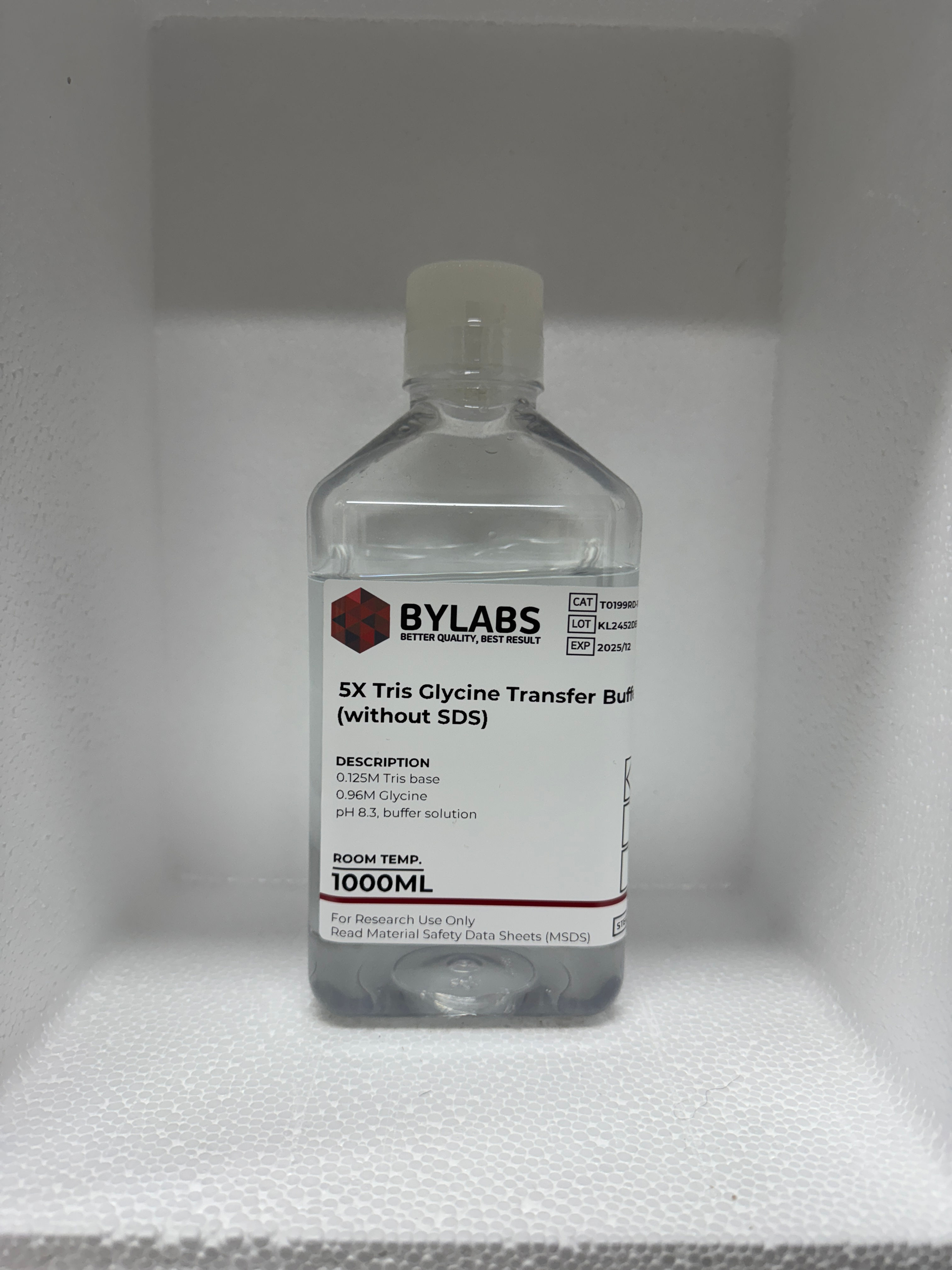5X Tris Glycine Transfer Buffer (without SDS) #T0199C [BYLABS]