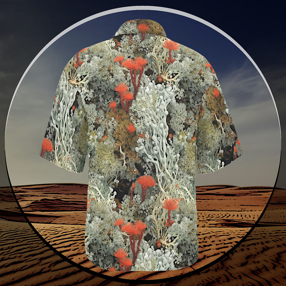 Thumbnail: Fruiting Bodies - Tailored-Fit Hawaiian Shirt