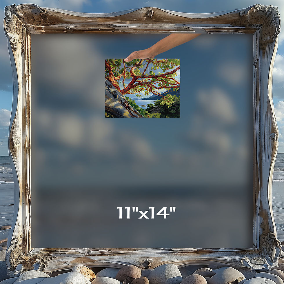 Thumbnail: Arbutus View - Slim-Profile Canvas Wrap Print