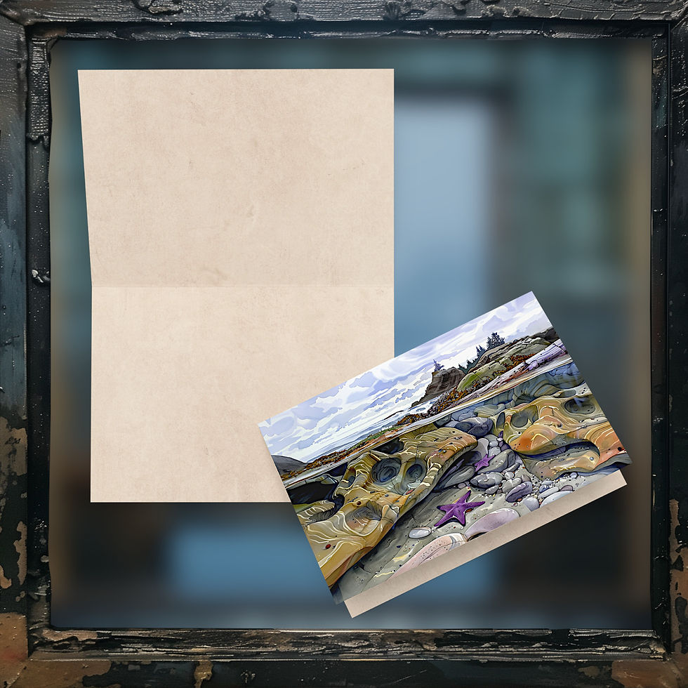 Thumbnail: West Coast Cross Section: One - Greeting Card