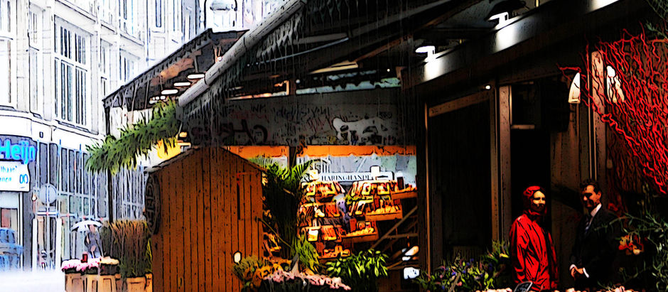 "Floating Flower Market" - the "Up-res" (Not Really) Process