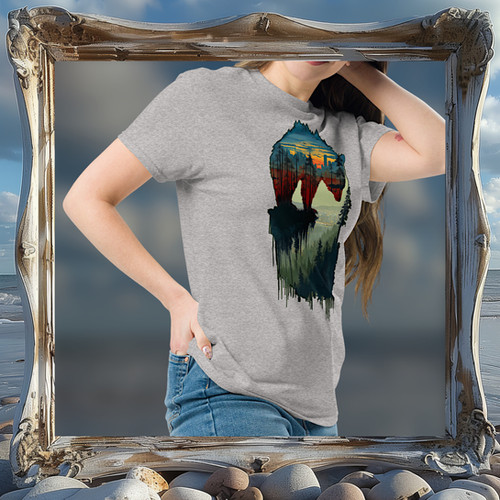 In Two Worlds - Unisex Classic 100% Cotton Tee | LazyRiverDesignWorks