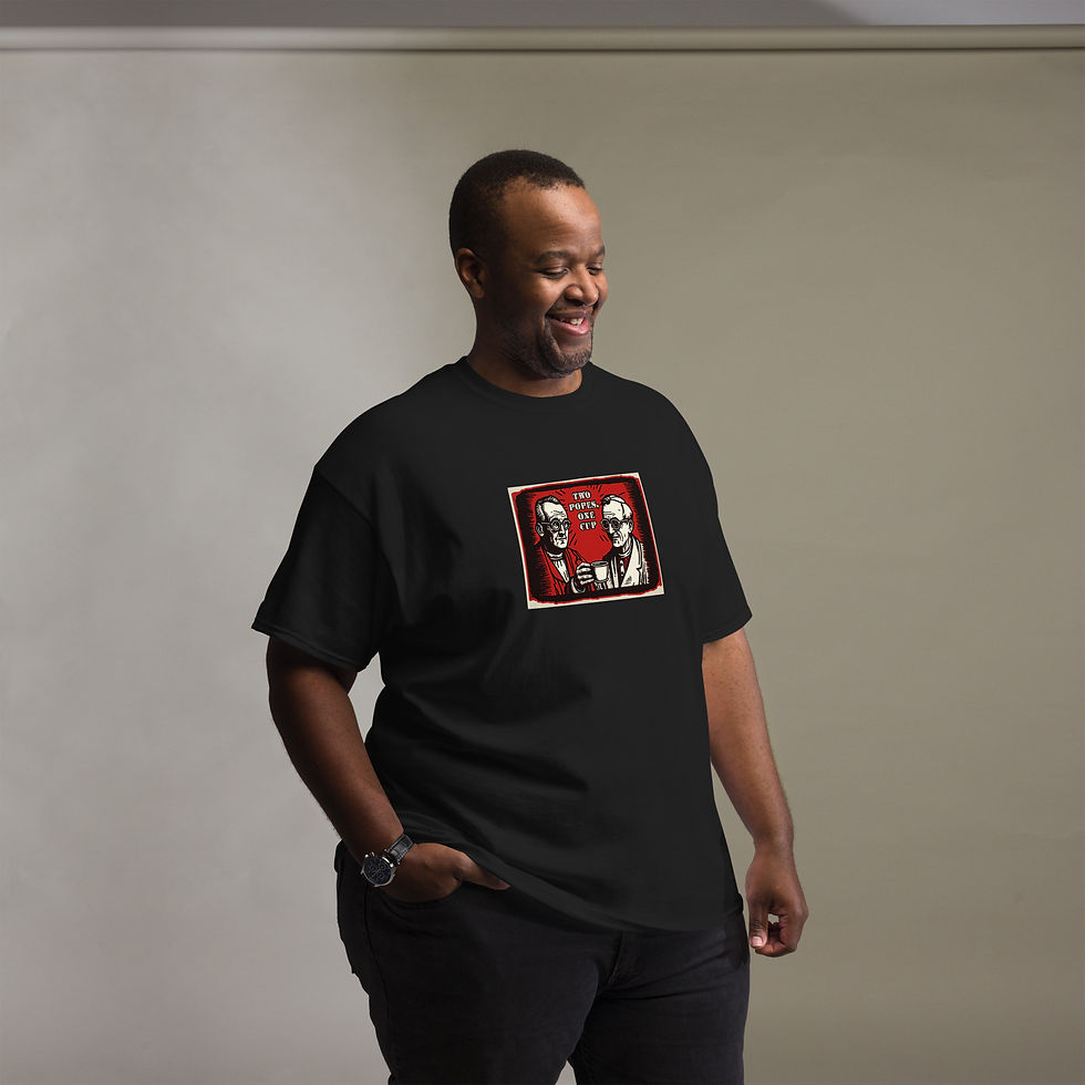 Thumbnail: Two Popes, One Cup - Men's Classic Tee