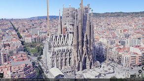 Human Shadow Residue Soils the Feet of the Sagrada Familia