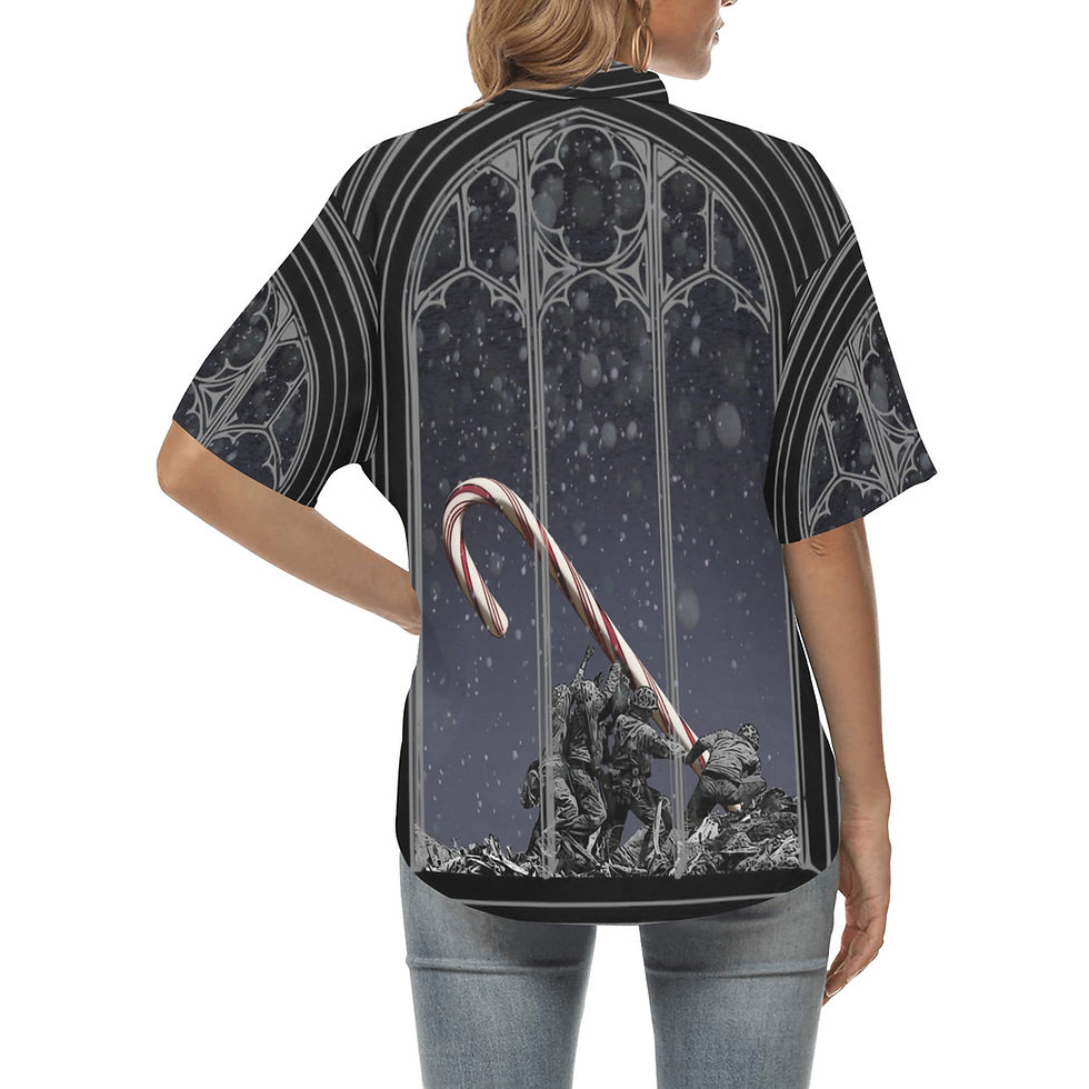 Thumbnail: Raising Cane - Tailored-Fit Hawaiian Shirt All Over Print Hawaiian Shirt for Wom