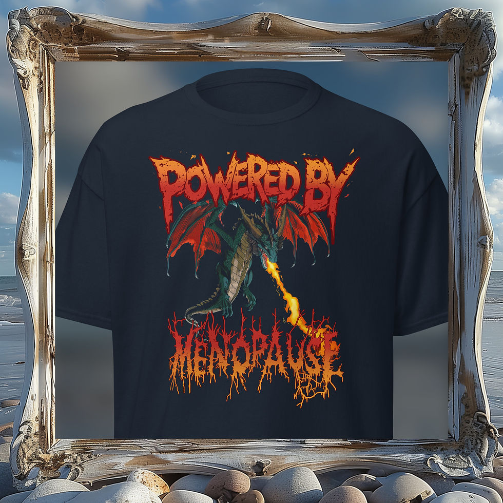 Thumbnail: Powered By Menopause - Unisex Classic 100% Cotton Tee