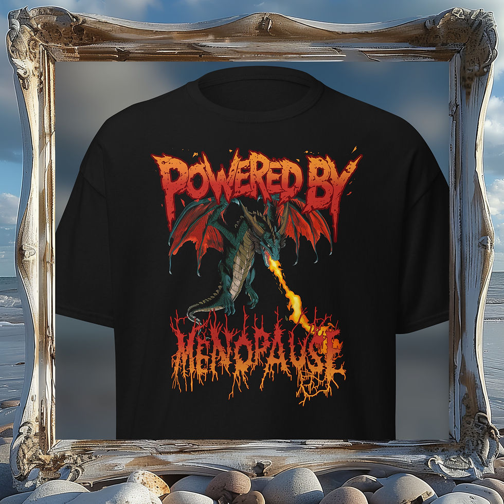 Thumbnail: Powered By Menopause - Unisex Classic 100% Cotton Tee