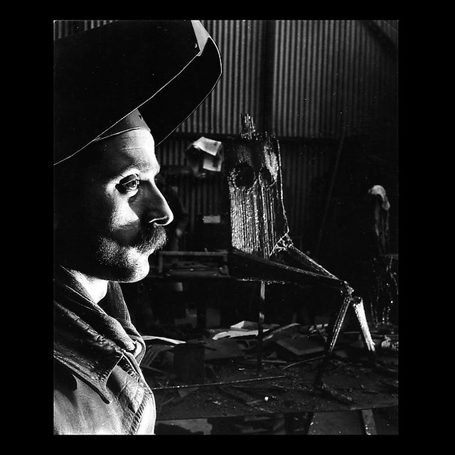 César au masque de soudeur, Villetaneuse 1955