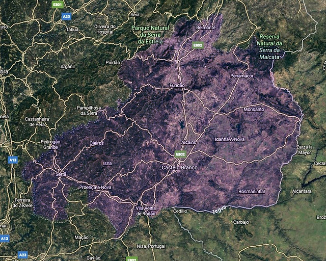 Castelo Branco - satellite