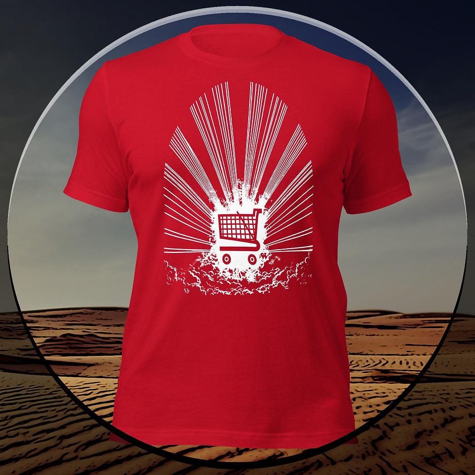 Thumbnail: Shopping Cart Glory - Unisex T-Shirt