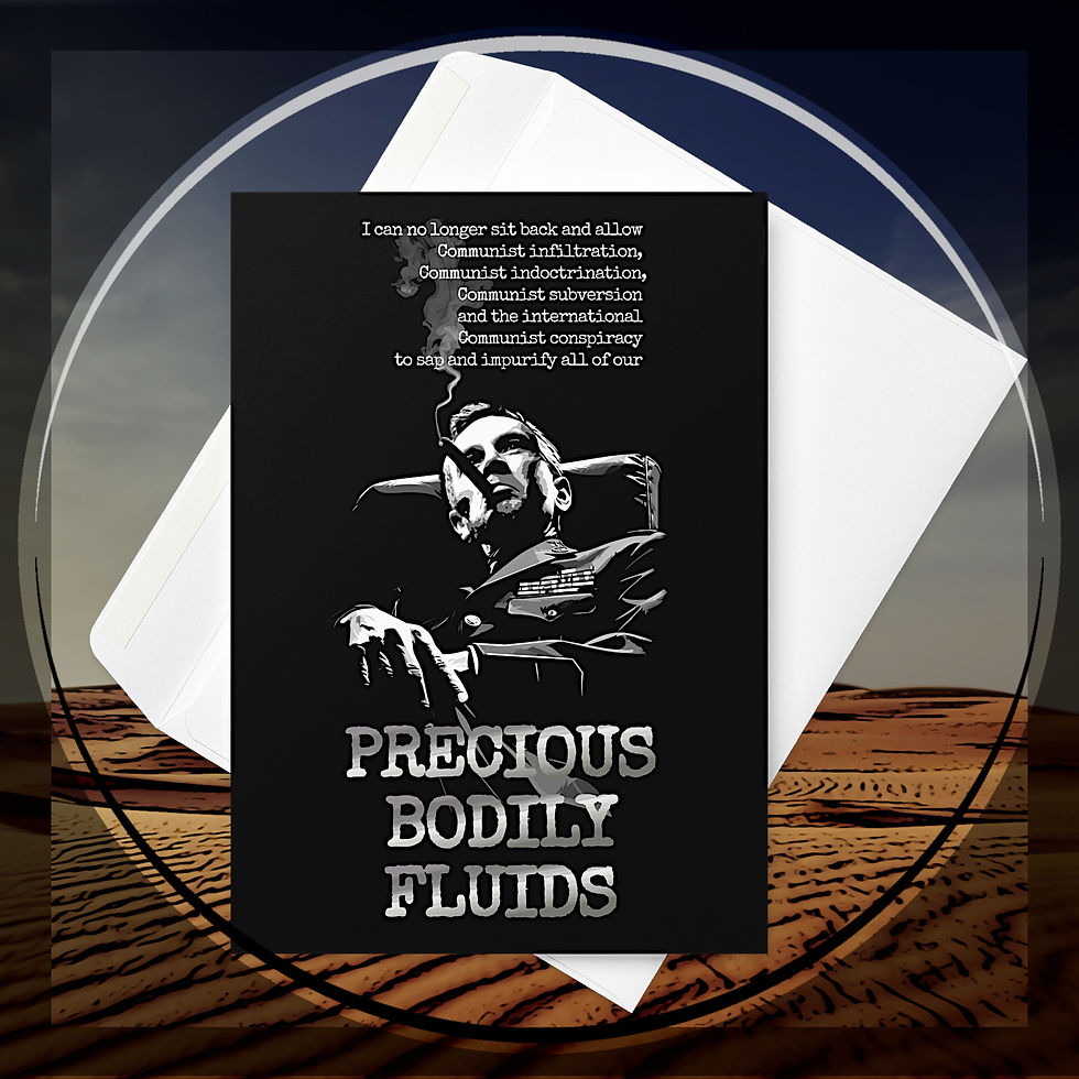 Thumbnail: Precious Bodily Fluids - Greeting Card