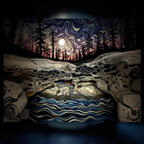 Magically Real Sandstone Memory - Slim-Profile Canvas Wrap Print