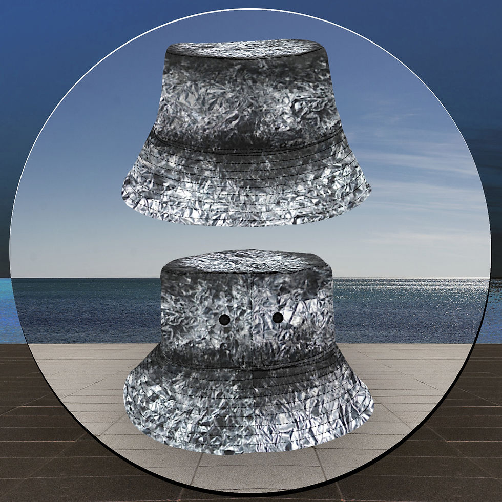 Thumbnail: Tinfoil Hat, Campfire Baked Potato Edition - Cotton Twill Bucket Hat